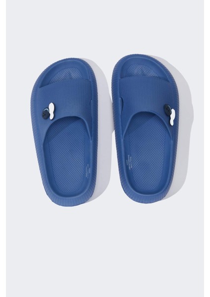 Erkek Çocuk Aplike Tırtıklı Taban Cırt Cırtlı Eva Sandalet C2774A825SP