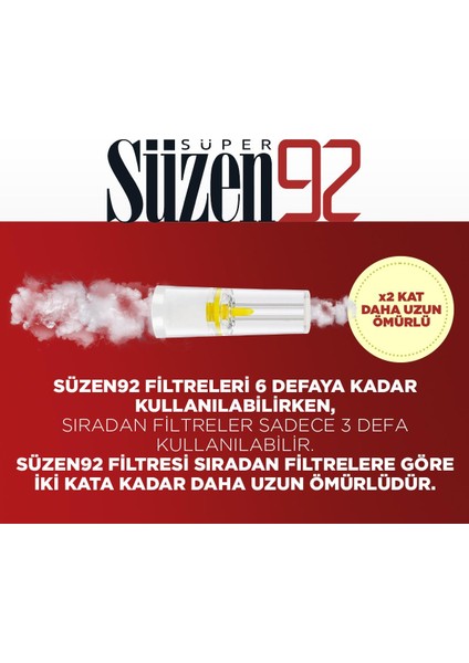 270 Slim Sigara Filtresi Ağızlık + 30 Ultra Slim Adaptör Ekonomik Paket