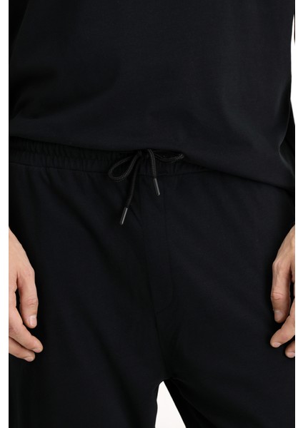 Kısa Kol Bisiklet Yaka 3'lü Şortlu Pijama Seti fırsatları