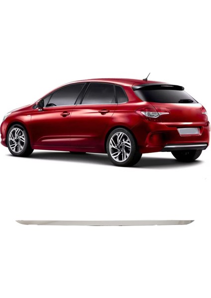 Citroen C4 Uyumlu 2010 ve Üzeri Krom Bagaj Alt Çıtası Paslanmaz Çelik fiyatları