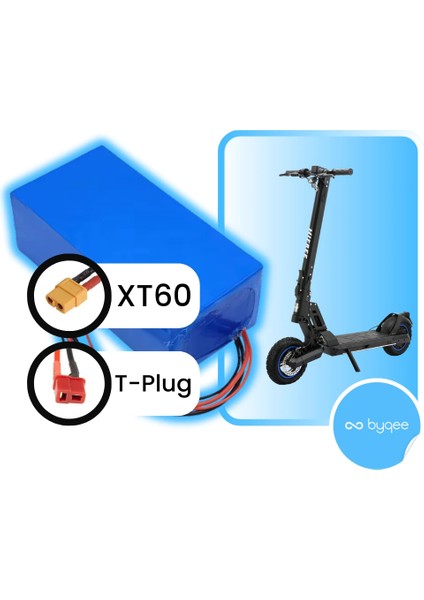 G1 Elektrikli Scooter Batarya - 48 V - 10 Ah (Yenilenmiş Pil Paketi)