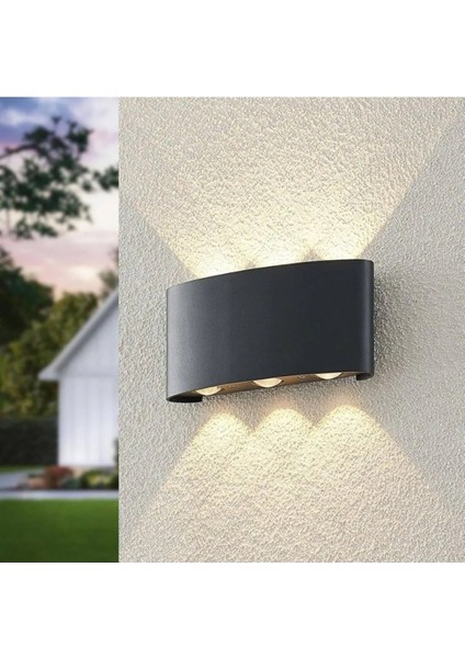 3lü Işık Süzmeli G.ışığı Ledli Dekoratif Modern Duvar Apliği-Bahçe,balkon,teras,oda fırsatları