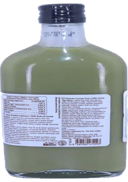 Cold Brew Coffee Pistachio Lactose Free Milk - Laktozsuz Antep Fıstıklı 190 ml -6'lı