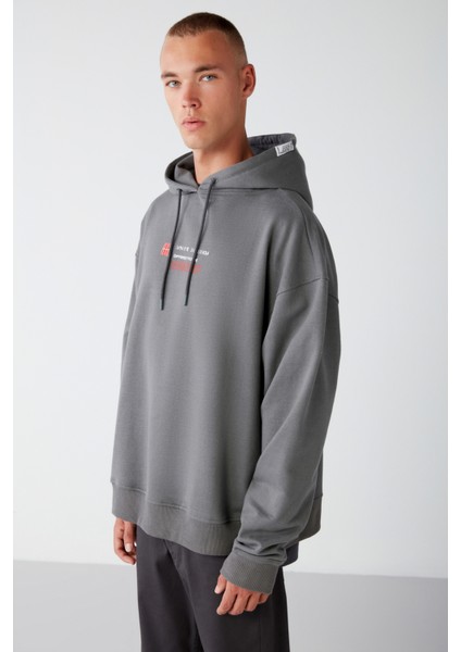 Route Oversize Gri Sweatshirt indirimleri