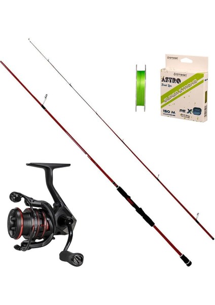 Ceymar 1000 - Okuma Red Spin 212CM 1-12GR Lrf Olta Seti