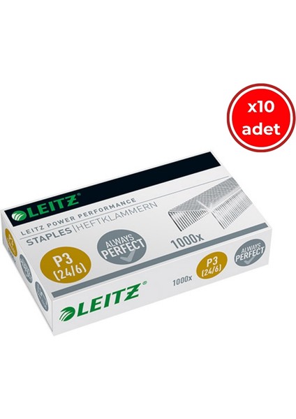 Zımba Teli No: 24/6, 1000 Adet, 10 Adet Kutu, Dayanıklı Kullanım
