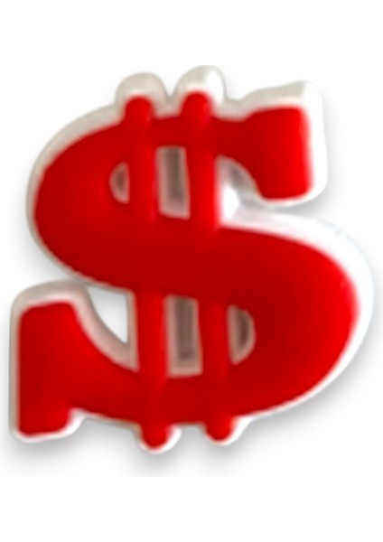 1 Adet Terlik Süsü Jibbitz Dolar