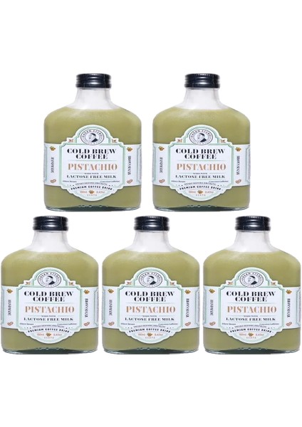 Cold Brew Coffee Pistachio Lactose Free Milk - Laktozsuz Antep Fıstıklı 190 ml - 5'li fiyatları