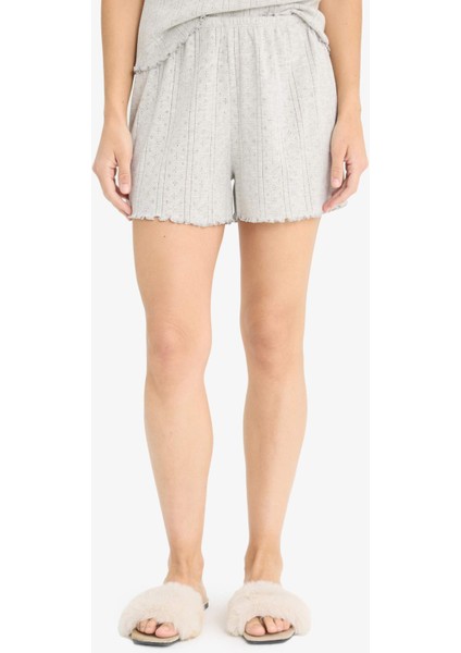 Pijama Takımı Askılı Üst Esnek Belli Şort-Fall in Love E9830AX25SM