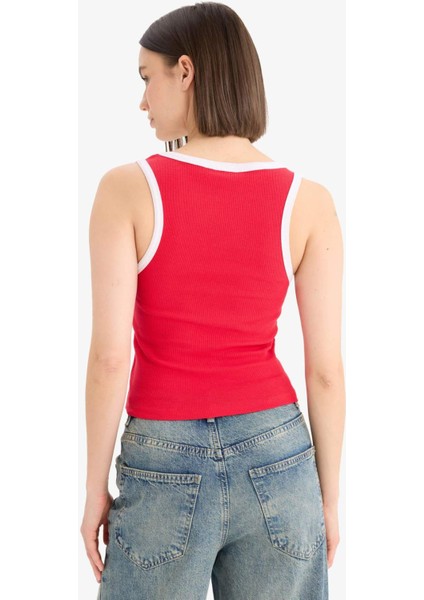 Coool Fitted U Yaka Fitilli Kaşkorse Atlet F1776AX25SM