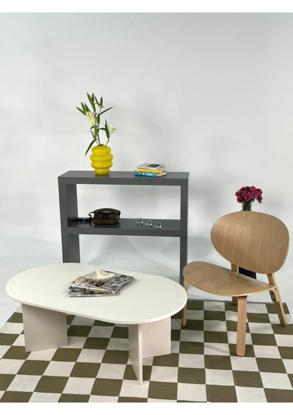 Leo Large Orta Sehpa Krem