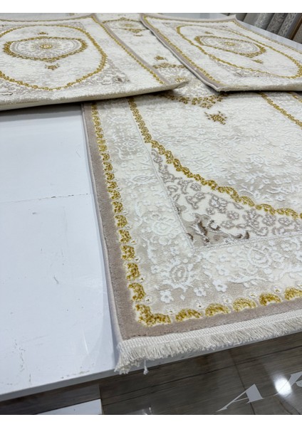 Yatak Odası Halısı Üçlü Set Gold Vizon Argın Halı fiyatları