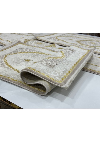 Yatak Odası Halısı Üçlü Set Gold Vizon Argın Halı fırsatları