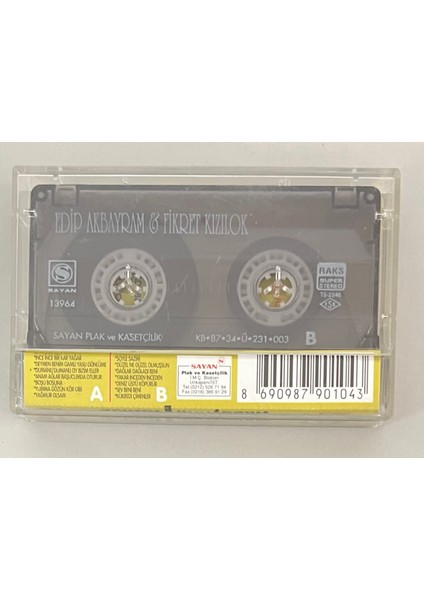 Edip Akbayram & Fikret Kızılok Kaset (Orijinal Dönem Baskı Kaset) fiyatları