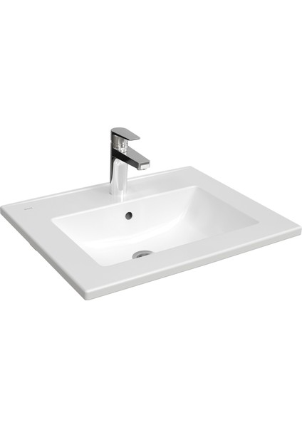 Shift T20 Lavabo Dolabı 81010, 60 Cm, Parlak Beyaz, Lavabolu, Çift Kapaklı, Yavaş Kapanır
