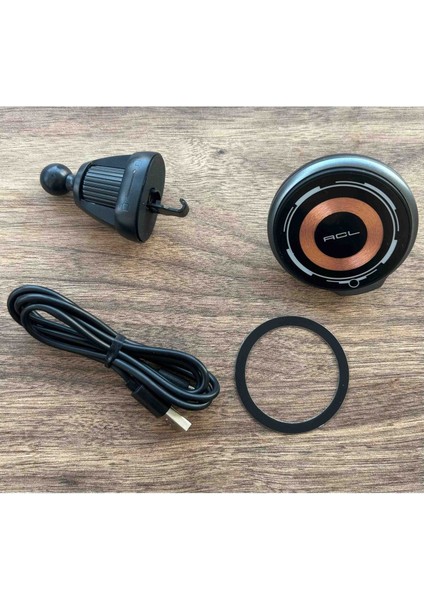 AW19 2in1, 15 Watt Mıknatıslı Havalandırma Için Wireless Şarj
