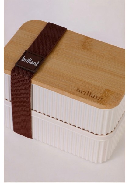 Zebra 2'li Bambu Kapaklı Lunch Box - 0,5 Lt + 0,5 Lt - Saklama Kabı fiyatları