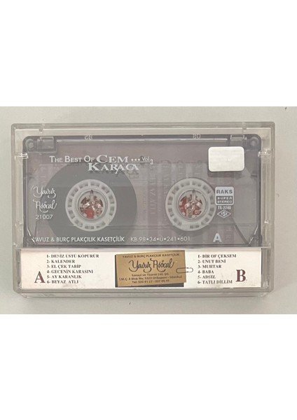 Cem Karaca The Best Of Cem Karaca Vol 3 Kaset (Orijinal Dönem Baskı Kaset) fiyatları