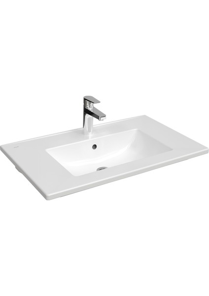 Shift T20 Lavabo Dolabı 81009, 80 Cm, Kül Gri, Lavabolu, Çift Kapaklı, Yavaş Kapanır