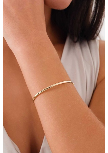 14 Ayar Altın Soft Elastik Kelepçe