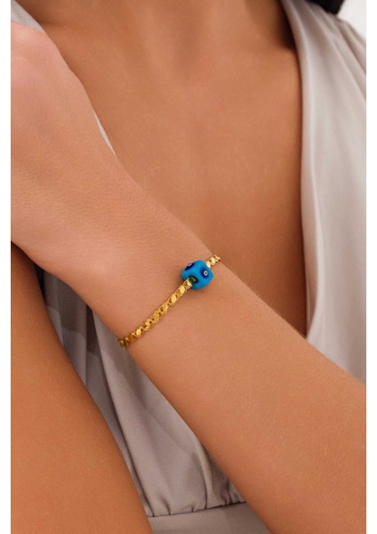 14 Ayar Altın Zarif Halep Bileklik