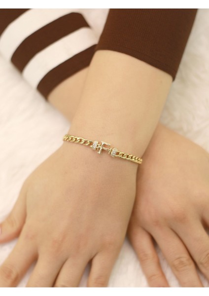 F Harfli Gurmet Bileklik