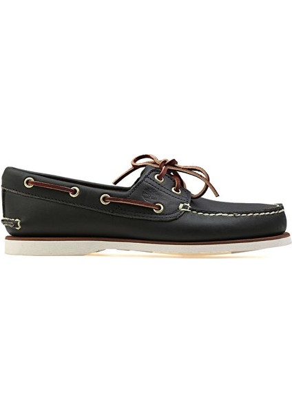 Siyah Erkek Ayakkabısı 74036-484 Classic Boat 2 Eye