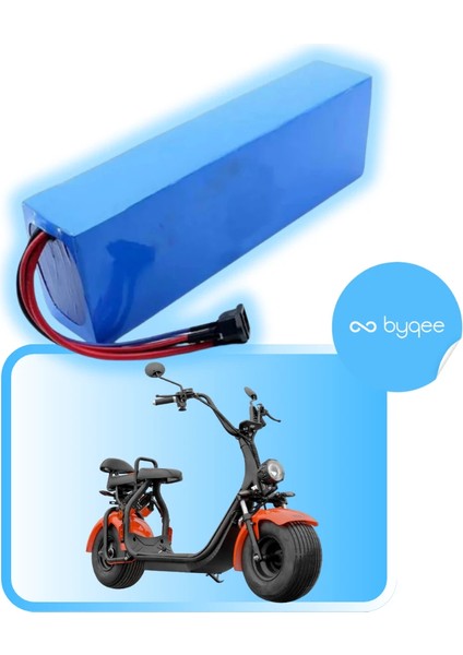 Se-03 60 Volt Elektrikli Motosiklet Bataryası - 60V - 20 Ah ( Pil: DMEGC, Sağlık: >%100 )