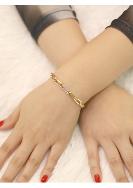 14 Ayar Altın Gurmet Ataş Bileklik