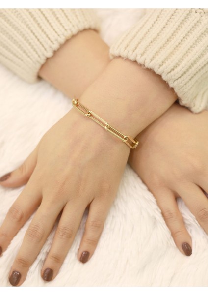 14 Ayar Altın Büyük Ataş Bileklik