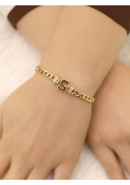 S Harfli Gurmet Bileklik