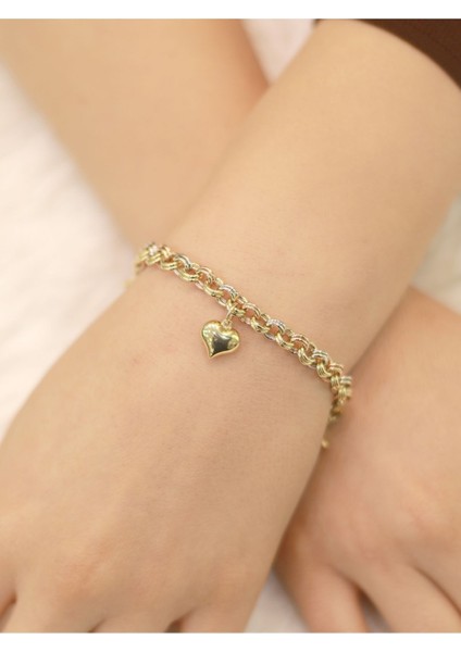 14 Ayar Altın Charm Doc Bileklik