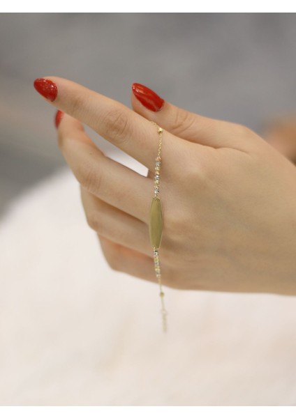 14 Ayar Altın Dorikalı Zincir Künye Bileklik