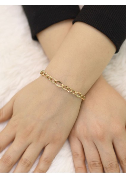 14 Ayar Altın Gurmet Hallow Bileklik