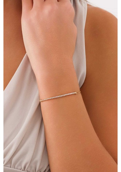 14 Ayar Altın Su Yolu Bileklik