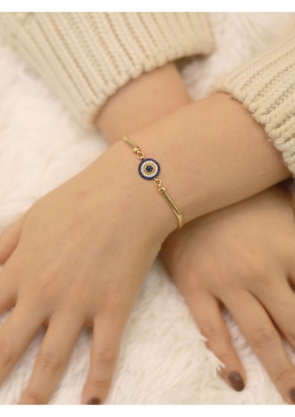 14 Ayar Altın Sosyete Gözlü Bileklik