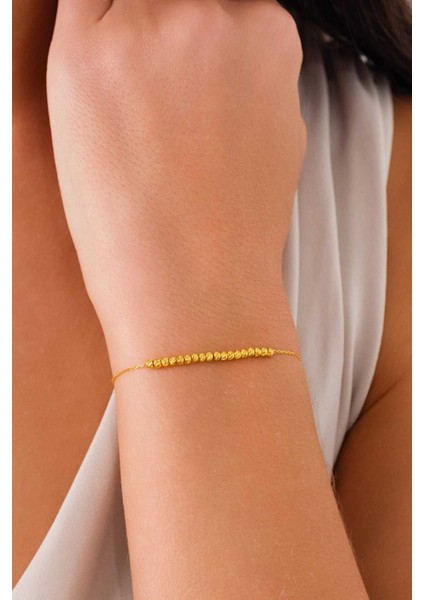 14 Ayar Altın 3 Renk Dorikalı Bileklik