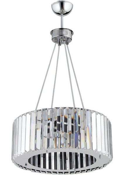 Lüx Elmas 35 cm Gümüş Kristal Avize fiyatları