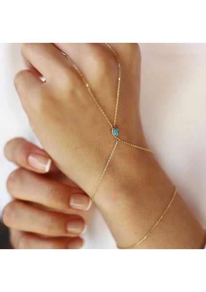 Mini Mavi Taşlı Şahmeran