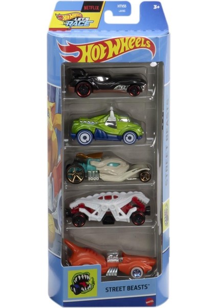 Hot Wheels Araba Seti 5 Li 1806 HTV55