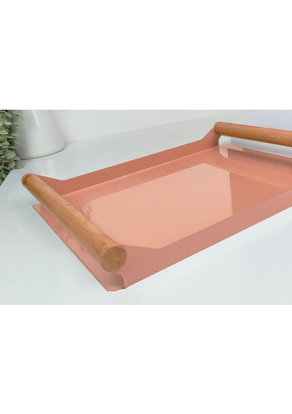 Metal Bambu Saplı Dekoratif Sunum Tepsi modelleri
