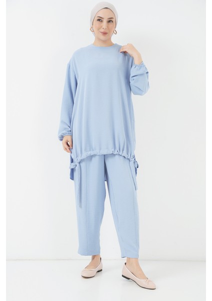 6682 Tunik Pantolon Ikili Takım - Mavi