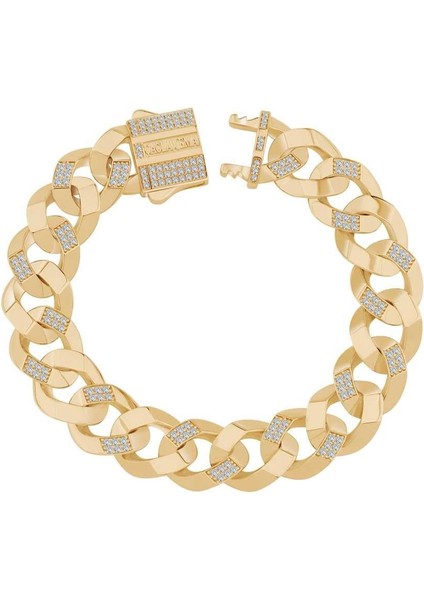 14 Ayar Altın 13MM Taşlı Gurmet Set
