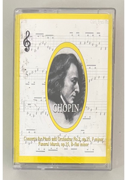 Frederic Chopin 1810-1849 Kaset (Orijinal Dönem Baskı Kaset)