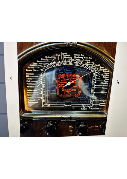 1930’S Sparton Made In Usa Radio 46 cm 35 cm 26 cm Ölçülerinde - Fm Kiti Takılmıştır Çalışır indirimleri