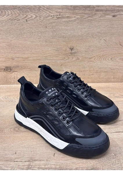Lastik Bağcıklı Hazır Taban Hakiki Deri Casual Ayakkabı modelleri