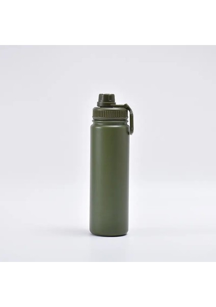 Paslanmaz Çelik Vakum Termos Kupası Yalıtımlı Su Kupası Spor Şişesi Su Şişesi Paslanmaz Çelik Taşınabilir Sızdır Dış Mekan Cupcapacity: 750ML/RENK: Koyu Yeşil (Yurt Dışından)