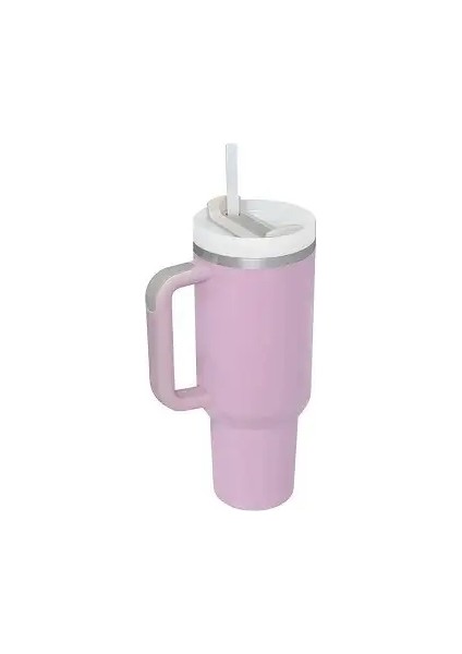 Yeni Sıcak 40OZ Yalıtımlı Tumbler Acuum Cup 2.0 Termal Kupa Sap Straw Paslanmaz Çelik Sıcak ve Soğuk Kahve Içme Kapasitesi: 1200ML/RENK: H (Yurt Dışından)