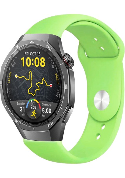 Huawei Watch Gt5 Pro 46MM Akıllı Saat ile Uyumlu Yumuşak Dokulu Silikon Kordon Kayış