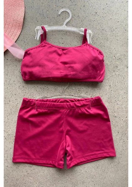 Genç Kız Bady Sporcu Yüzücü Bikini Takımı